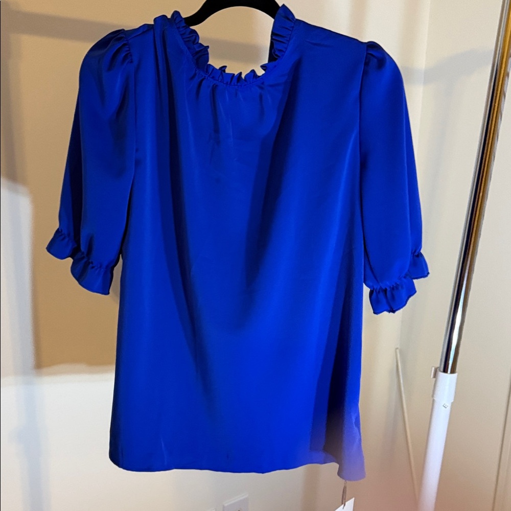 Elegant Blue Women's Top New With Tags